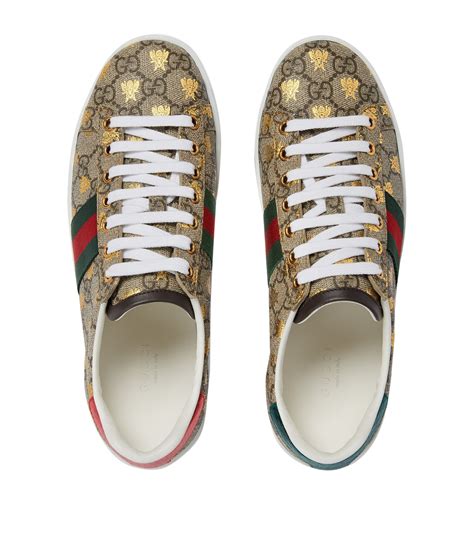 Women's Ace Sneaker GG Supreme Canvas With Bees.